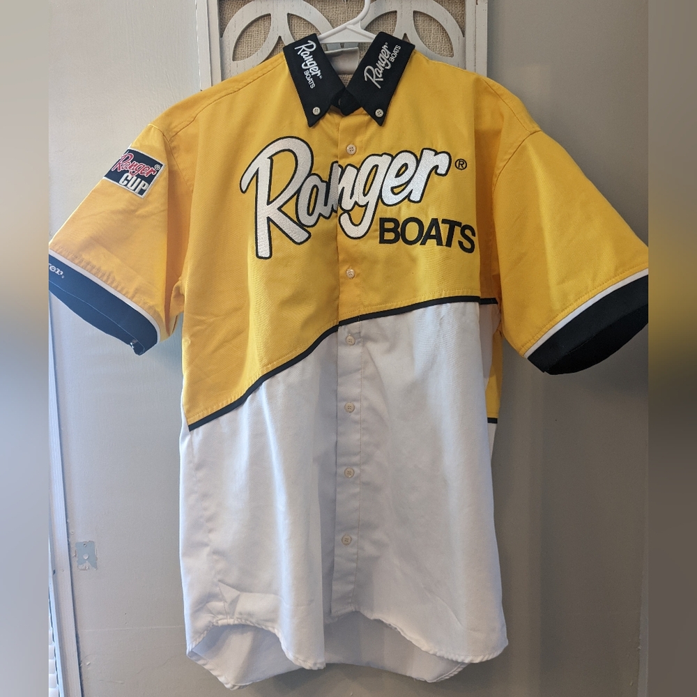 Ranger Boats The Game Competition Fishing Shirt Vented‎ Yellow S